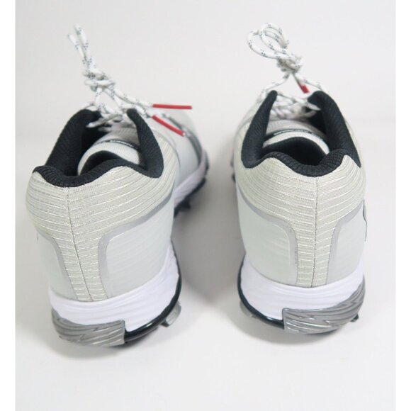 Under Armour Tempo Sport Golf Shoes White/Silver/Black Spieth Size 7 1288576-101 - Picture 7 of 9